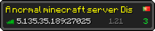 Userbar 320x64 in minecraft style for 5.135.35.189:27025