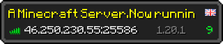 Userbar 320x64 in minecraft style for 46.250.230.55:25586