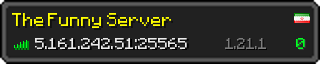 Userbar 320x64 in minecraft style for 5.161.242.51:25565