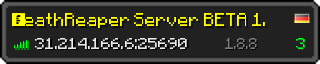 Userbar 320x64 in minecraft style for 31.214.166.6:25690