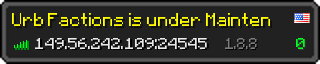 Userbar 320x64 in Minecraft-Stil für den Server 149.56.242.109:24545