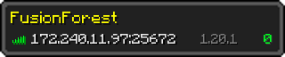 Userbar 320x64 in Minecraft-Stil für den Server 172.240.11.97:25672