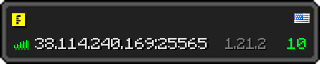 Юзербар 320x64 в стиле майнкрафт для сервера 38.114.240.169:25565