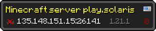 Userbar 320x64 in Minecraft-Stil für den Server 135.148.151.15:26141