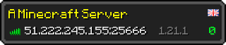 Userbar 320x64 in minecraft style for 51.222.245.155:25666