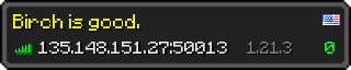 Userbar 320x64 in minecraft style for 135.148.151.27:50013