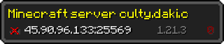 Userbar 320x64 in minecraft style for 45.90.96.133:25569