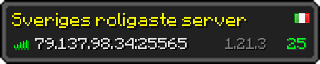 Userbar 320x64 in minecraft style for 79.137.98.34:25565