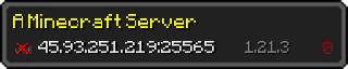 Userbar 320x64 in minecraft style for 45.93.251.219:25565