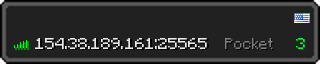 Userbar 320x64 in minecraft style for 154.38.189.161:25565