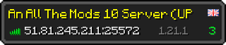 Userbar 320x64 in minecraft style for 51.81.245.211:25572