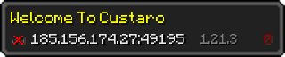 Userbar 320x64 in Minecraft-Stil für den Server 185.156.174.27:49195