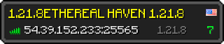 Userbar 320x64 in minecraft style for 54.39.152.233:25565