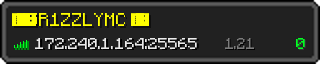 Юзербар 320x64 у стилі майнкрафт для сервера 172.240.1.164:25565