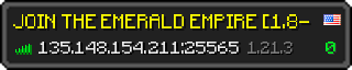 Userbar 320x64 in minecraft style for 135.148.154.211:25565