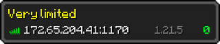 Userbar 320x64 in minecraft style for 172.65.204.41:1170