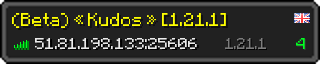 Userbar 320x64 in Minecraft-Stil für den Server 51.81.198.133:25606