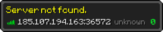Userbar 320x64 in Minecraft-Stil für den Server 185.107.194.163:36572