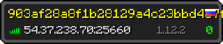 Userbar 320x64 in minecraft style for 54.37.238.70:25660