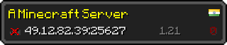 Userbar 320x64 in minecraft style for 49.12.82.39:25627