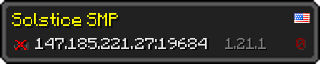 Userbar 320x64 in Minecraft-Stil für den Server 147.185.221.27:19684