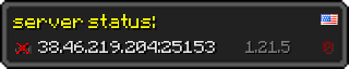 Userbar 320x64 in minecraft style for 38.46.219.204:25153