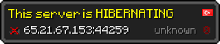 Userbar 320x64 in Minecraft-Stil für den Server 65.21.67.153:44259