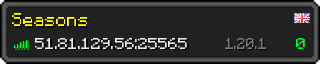 Userbar 320x64 in Minecraft-Stil für den Server 51.81.129.56:25565