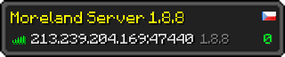 Userbar 320x64 in Minecraft-Stil für den Server 213.239.204.169:47440