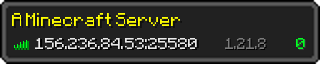 Userbar 320x64 in minecraft style for 156.236.84.53:25580