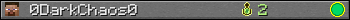 0DarkChaos0 userbar 350x20