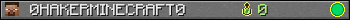 0HAKERMINECRAFT0 userbar 350x20