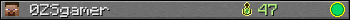 0ZSgamer userbar 350x20