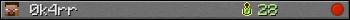 0k4rr userbar 350x20