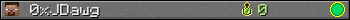 0xJDawg userbar 350x20