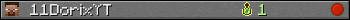 11DorixYT userbar 350x20