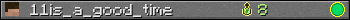 11is_a_good_time userbar 350x20