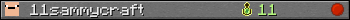 11sammycraft userbar 350x20