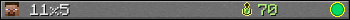 Benutzerleisten 350x20 für 11x5
