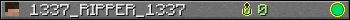 1337_RIPPER_1337 userbar 350x20