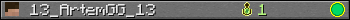 13_ArtemGG_13 userbar 350x20