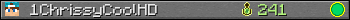 1ChrissyCoolHD userbar 350x20