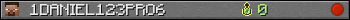1DANIEL123PRO6 userbar 350x20