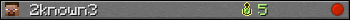 Benutzerleisten 350x20 für 2known3