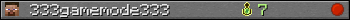 333gamemode333 userbar 350x20