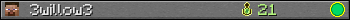 Benutzerleisten 350x20 für 3willow3