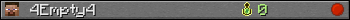 4Empty4 userbar 350x20