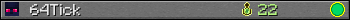 64Tick userbar 350x20