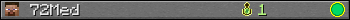 72Med userbar 350x20