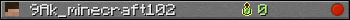 9Ak_minecraft102 userbar 350x20